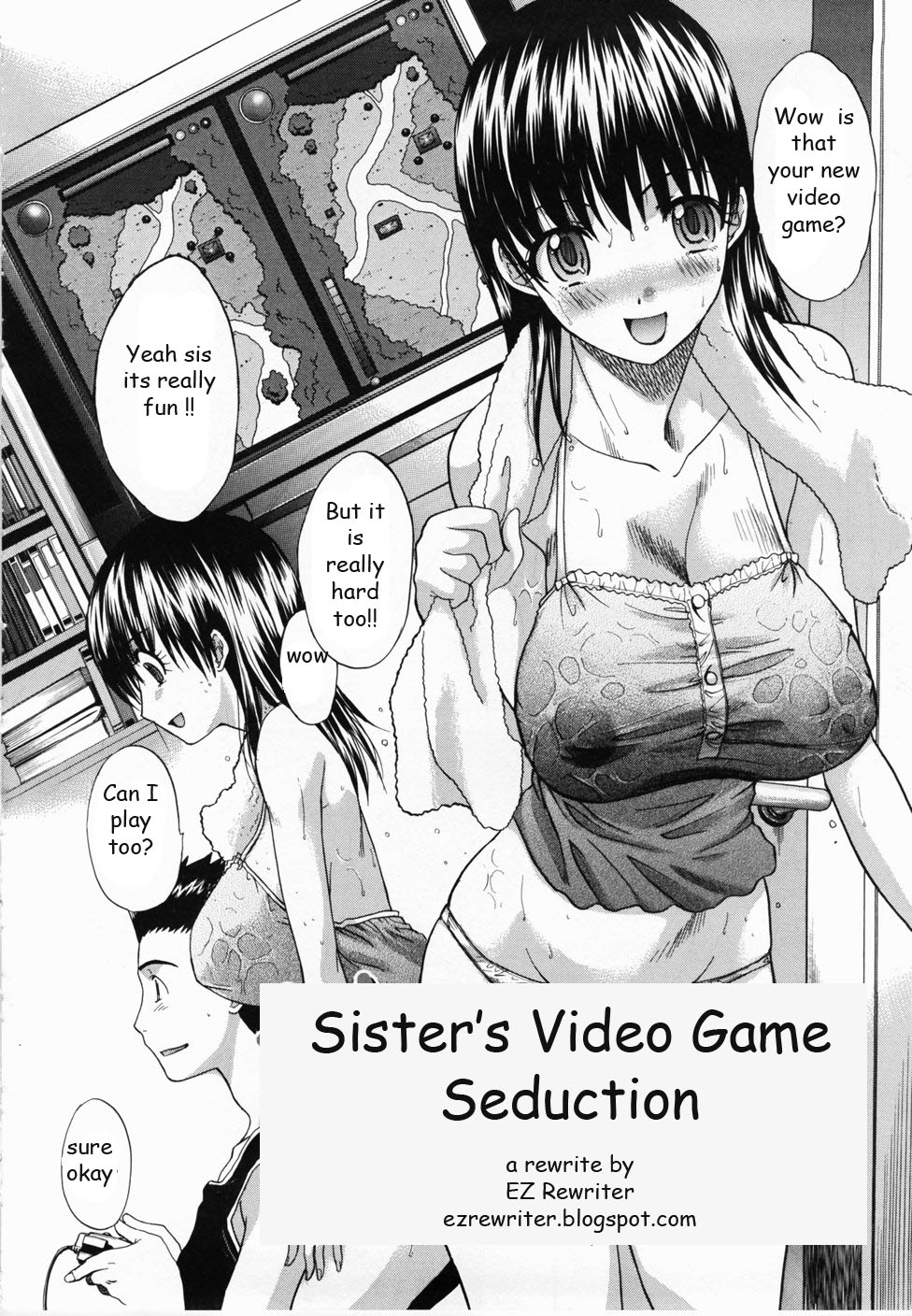 [Itaba Hiroshi] Sister Video Game Seduction Hentai Comic