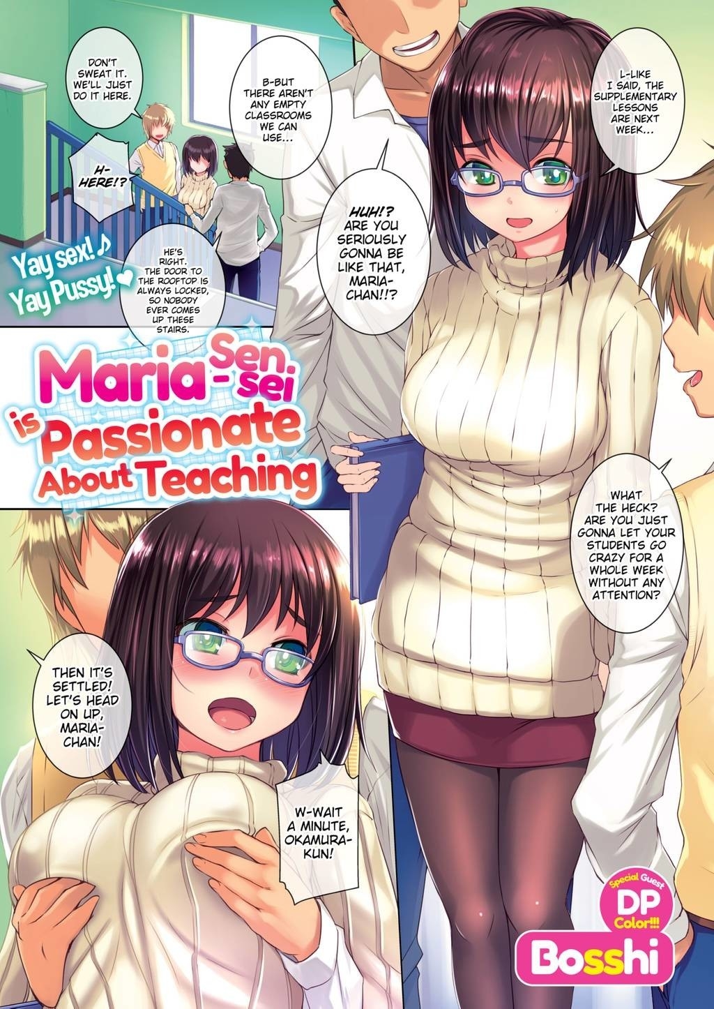 Bosshi Maria Sensei is Passionate about Teaching Hentai Comics