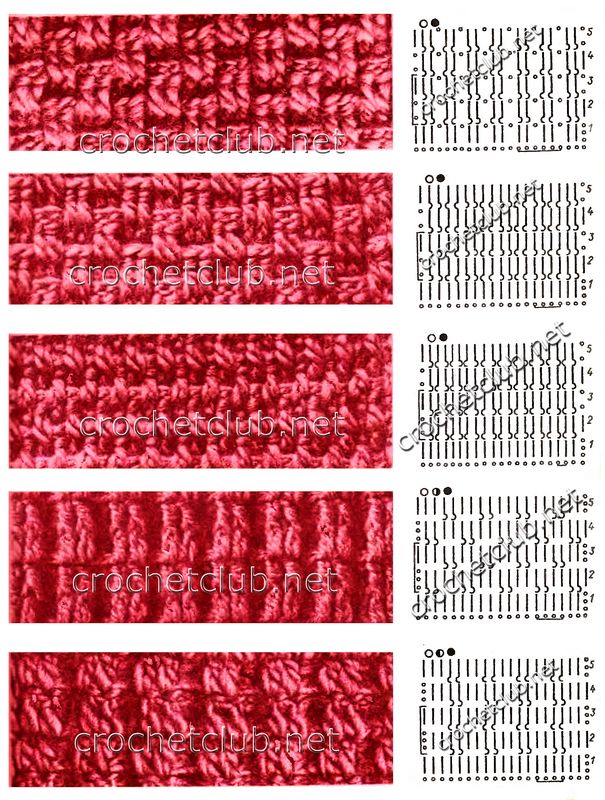 Резинка крючком схемы и описание